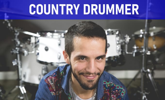 Gig Preview - Record killer country drums for your songs,top quality sound