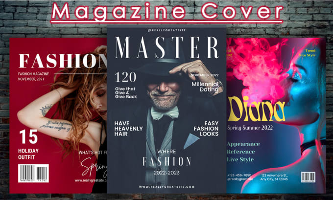 Gig Preview - Design professional stylish magazine cover