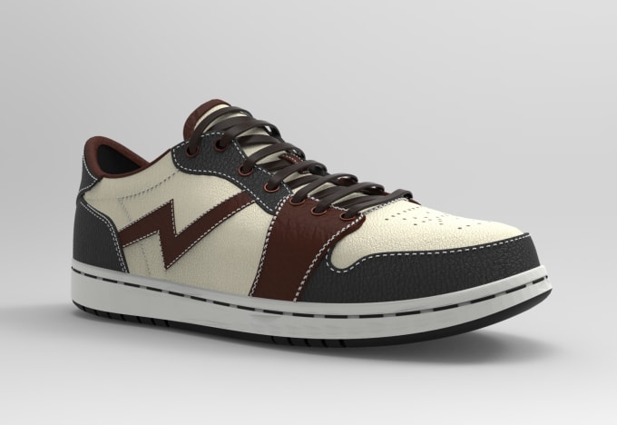 Gig Preview - Help you designing footwear, shoe, sneakers 3d