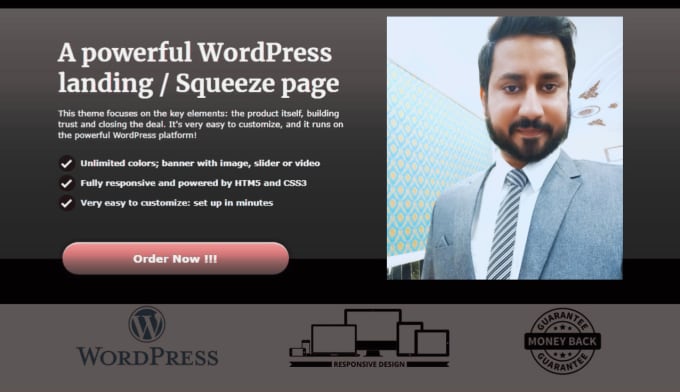 Gig Preview - Create a business wordpress website or landing page with elementor pro