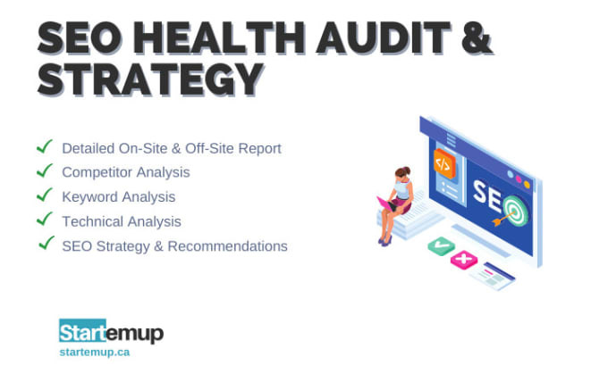 Gig Preview - Create an full SEO health audit report and present a strategy