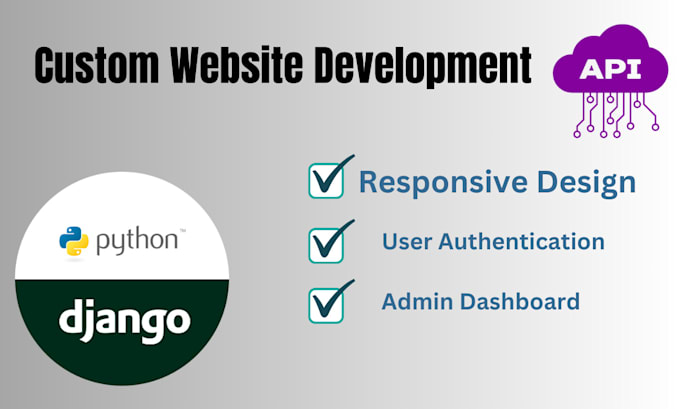 Gig Preview - Develop a full custom website using django