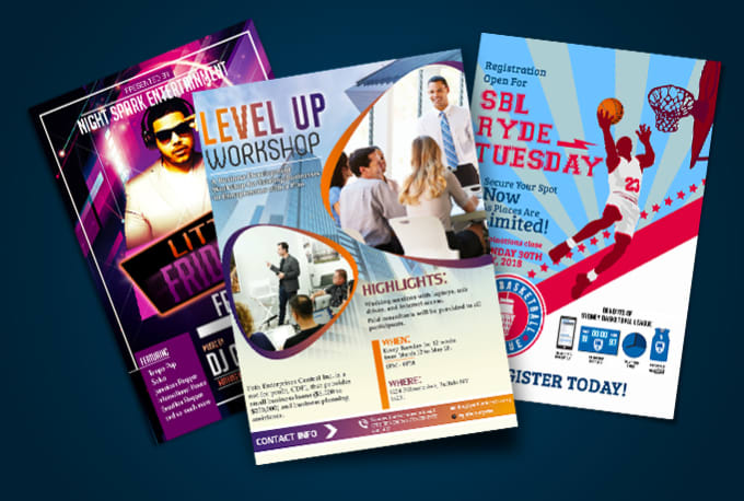 Gig Preview - Design you flyers that pops