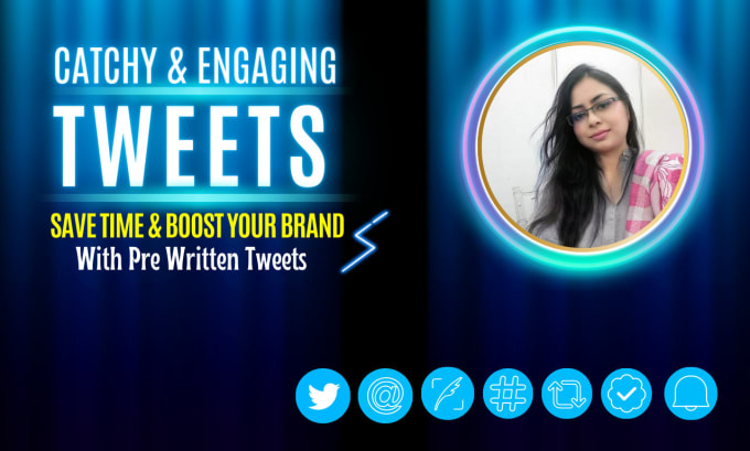 Gig Preview - Write compelling and engaging tweets for you