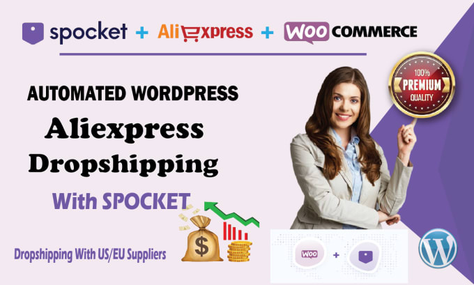 Gig Preview - Build your wordpress dropshipping store with USA suppliers