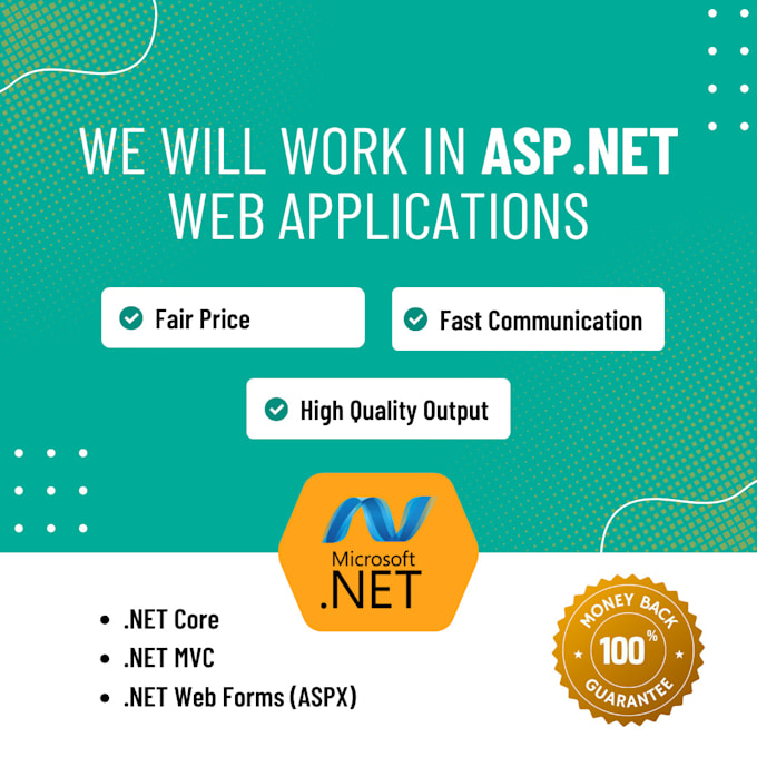 Gig Preview - Develop a react with asp dot net core and php applications