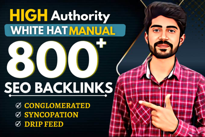 Gig Preview - Provide high authority manual white hat dofollow SEO backlinks service