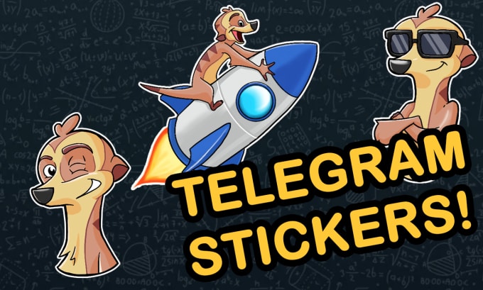 Gig Preview - Do unique stickers for telegram