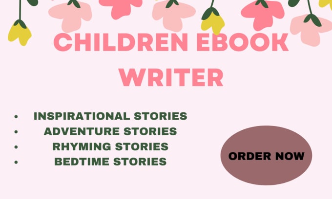 Gig Preview - Write children ebook children book children poem short story writer kids story