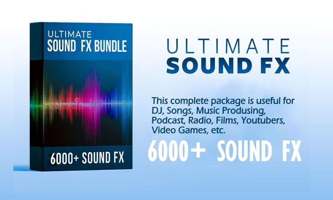 Gig Preview - Give you 6000 sound effects for dj mix, songs, videos