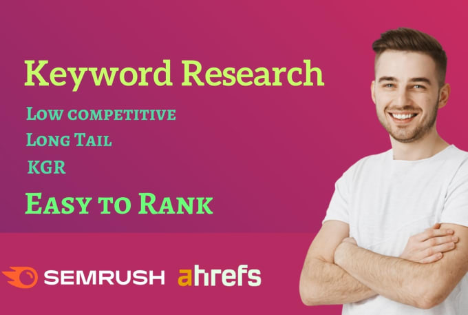 Gig Preview - Do keyword research and competitor analysis for your niche