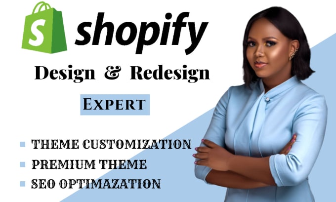 Gig Preview - Shopify website design store design shopify website design