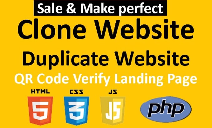 Bestseller - make perfect clone or duplicate website