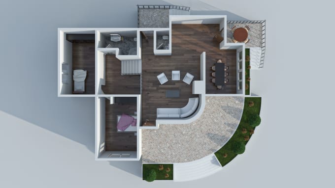 Gig Preview - Make 3d model of your floor plan