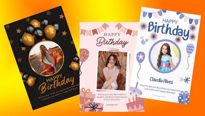 Gig Preview - Give you unbrlievable birthday greeting cards