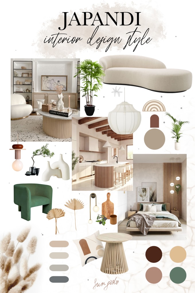 Gig Preview - Do an interior mood board and shoping list