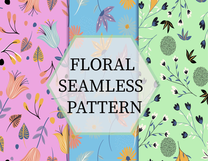 Gig Preview - Design floral seamless pattern and repeat pattern