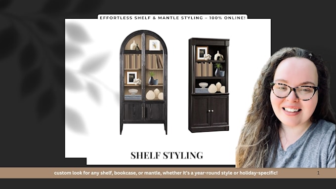 Gig Preview - Be your designer for your shelf styling