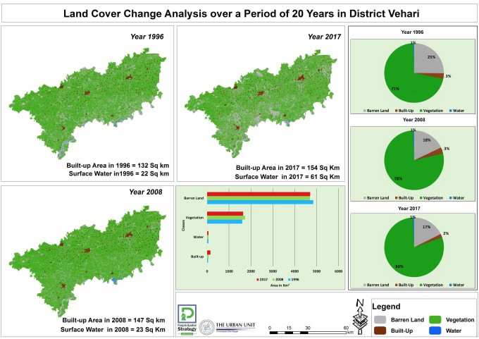 Gig Preview - Do gis spatial analysis, attractive map, digitization of data