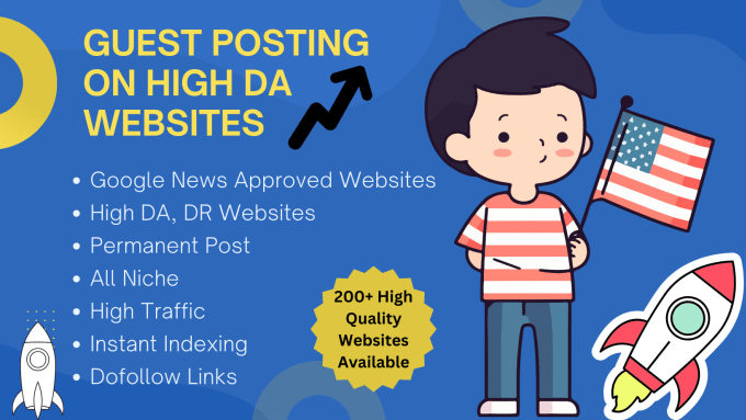 Bestseller - do high da guest post, dofollow guest post seo backlinks