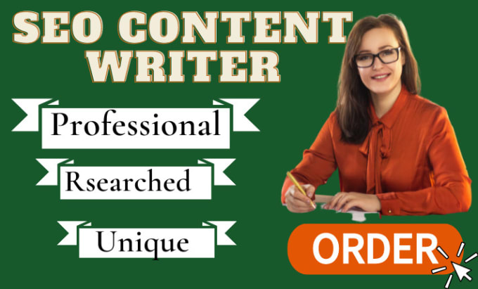 Gig Preview - Write SEO website content, articles and blog posts