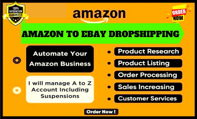 Gig Preview - Do amazon to ebay dropshipping listing