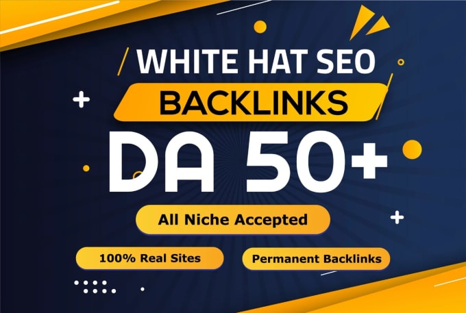 Gig Preview - Do 40 dofollow high quality backlink white hat SEO high da sites