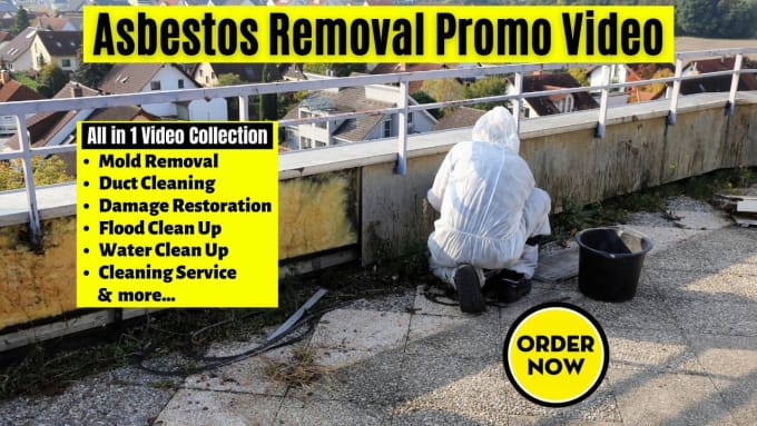 Gig Preview - Do asbestos removal video or asbestos, mold removal website design