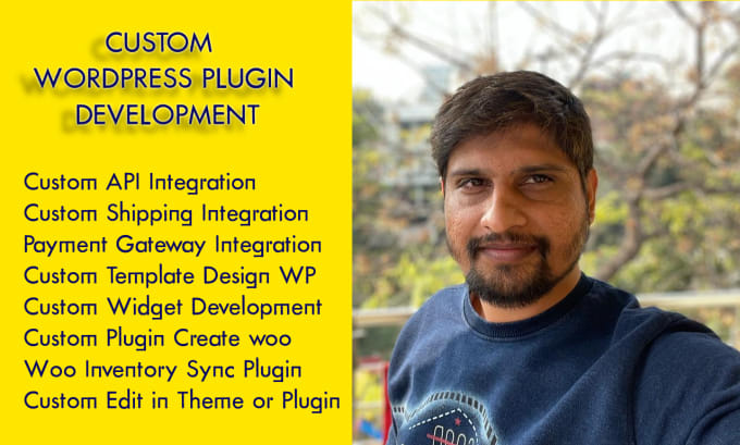 Gig Preview - Develop custom wp plugin, API expert, CRM, erp