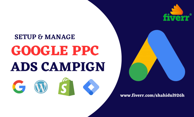 Gig Preview - Setup and manage your google ads adwords PPC campaigns