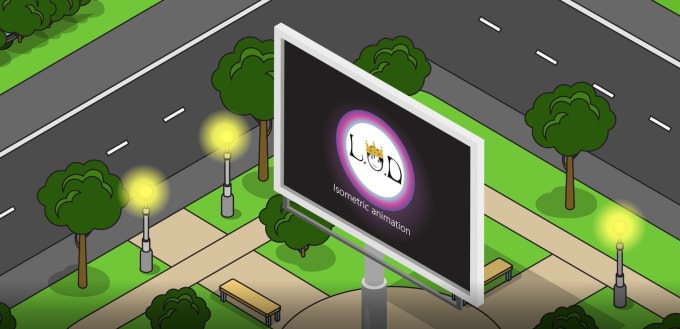 Gig Preview - Design isometric animation for game, business, lottie, intro, gif