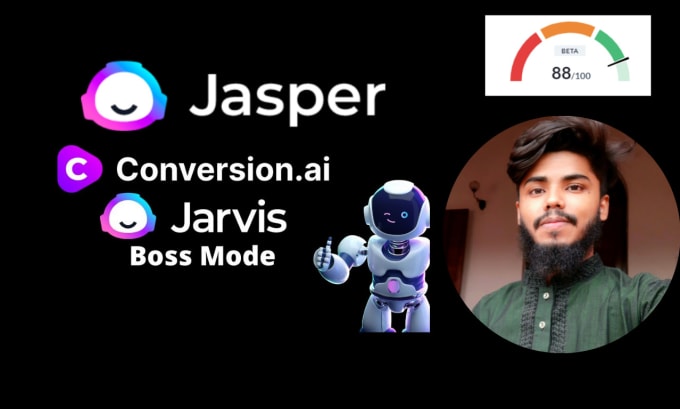 Gig Preview - Write surfer SEO articles with jasper ai or jarvis ai