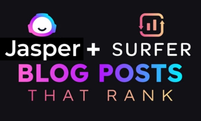 Gig Preview - Write jasper ai or jarvis ai contents using surfer seo