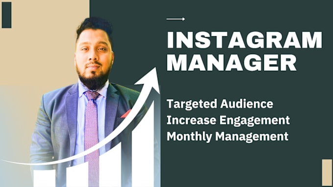 Gig Preview - Be instagram account manager to grow your account manually