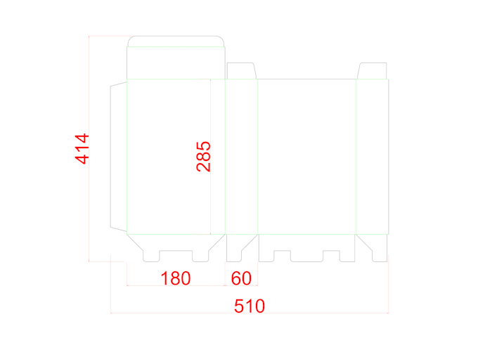 Gig Preview - Create custom die cut line for box and label