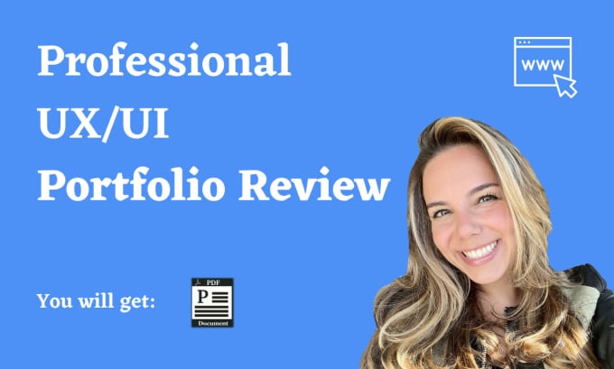 Gig Preview - Review your ux portfolio