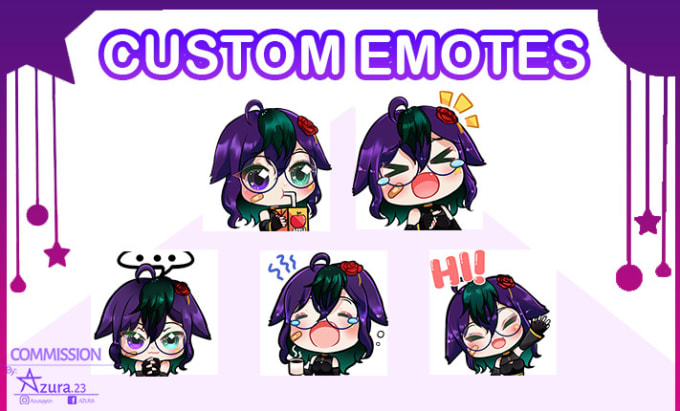 Gig Preview - Draw custom emote or badge