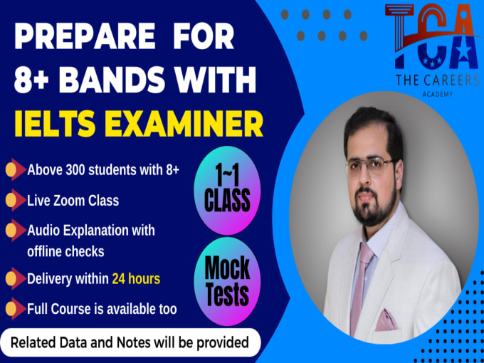 Gig Preview - Train you to achieve 8 bands in ielts