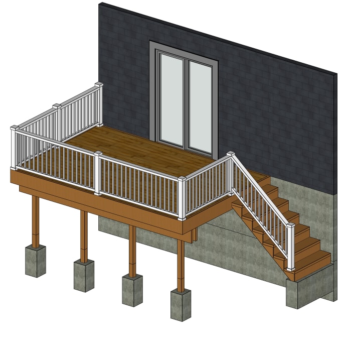 Gig Preview - Provide you deck patio permit drawing set