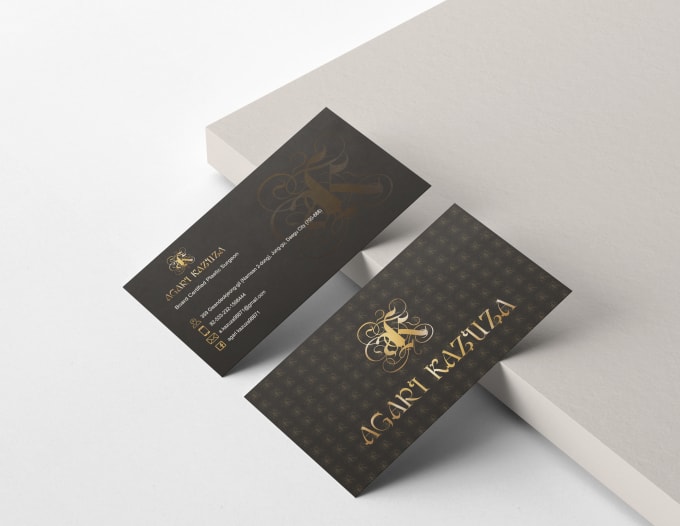 Gig Preview - Do a professional gift card, bussiness card, name card