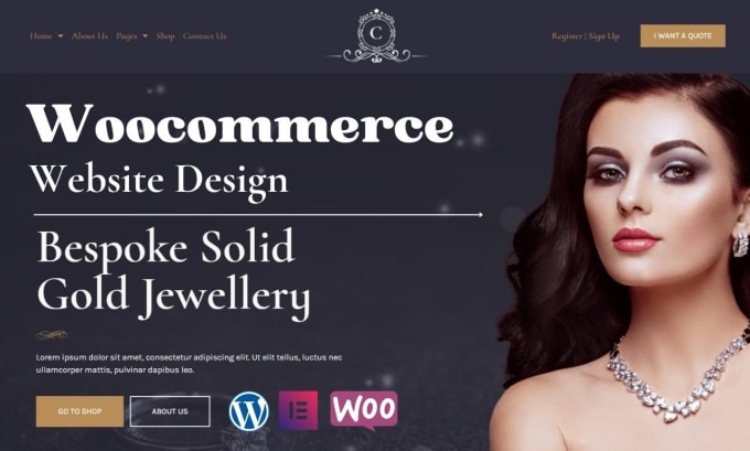 Gig Preview - Design wordpress ecommerce website, woocommerce store, online store develop