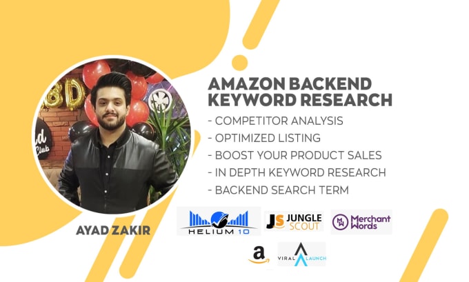 Gig Preview - Do seo of amazon backend search term and competitor analysis