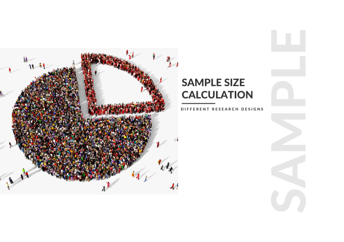 Gig Preview - Calculate the sample size for different study designs