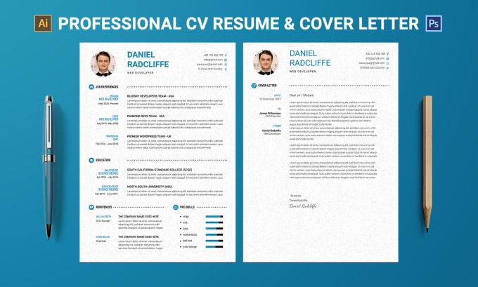 Gig Preview - Design professional CV or resume and cover letter