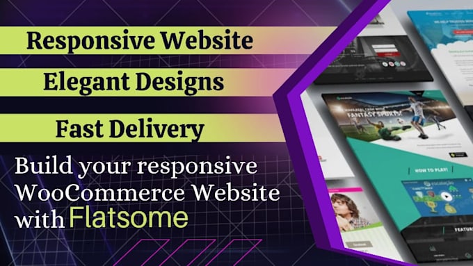 Gig Preview - Design and customize responsive flatsome woocommerce website on wordpress