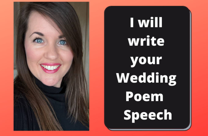 Gig Preview - Write your wedding poem speech