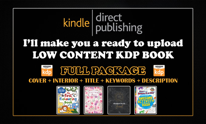 Gig Preview - Create a activity coloring book for amazon KDP ready to publish low content book