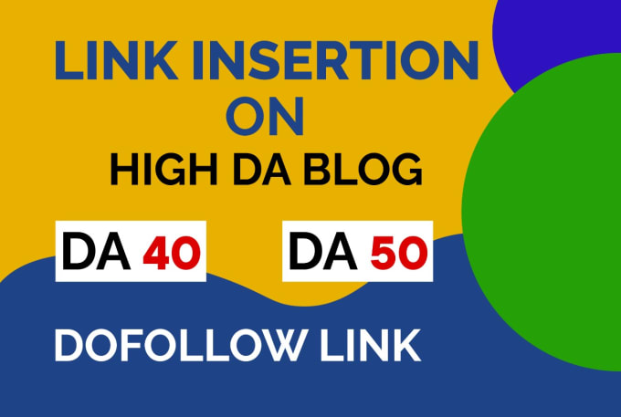 Gig Preview - Do blogger outreach for link insertion niche edits