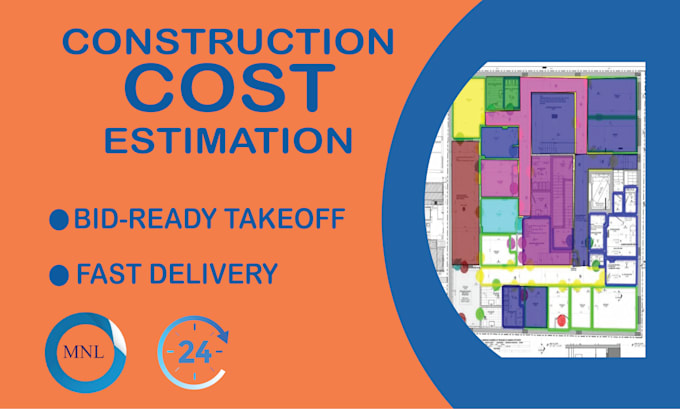 Gig Preview - Do material take off, quantity takeoff and construction cost estimation