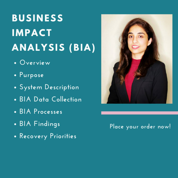 Gig Preview - Prepare business impact analysis report